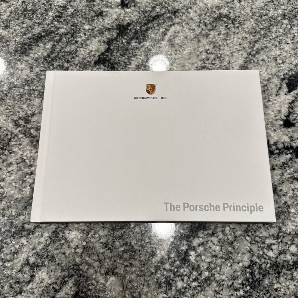 The Porsche Principle Book White Hardcover - 2019 -‎ Excellent Shape
